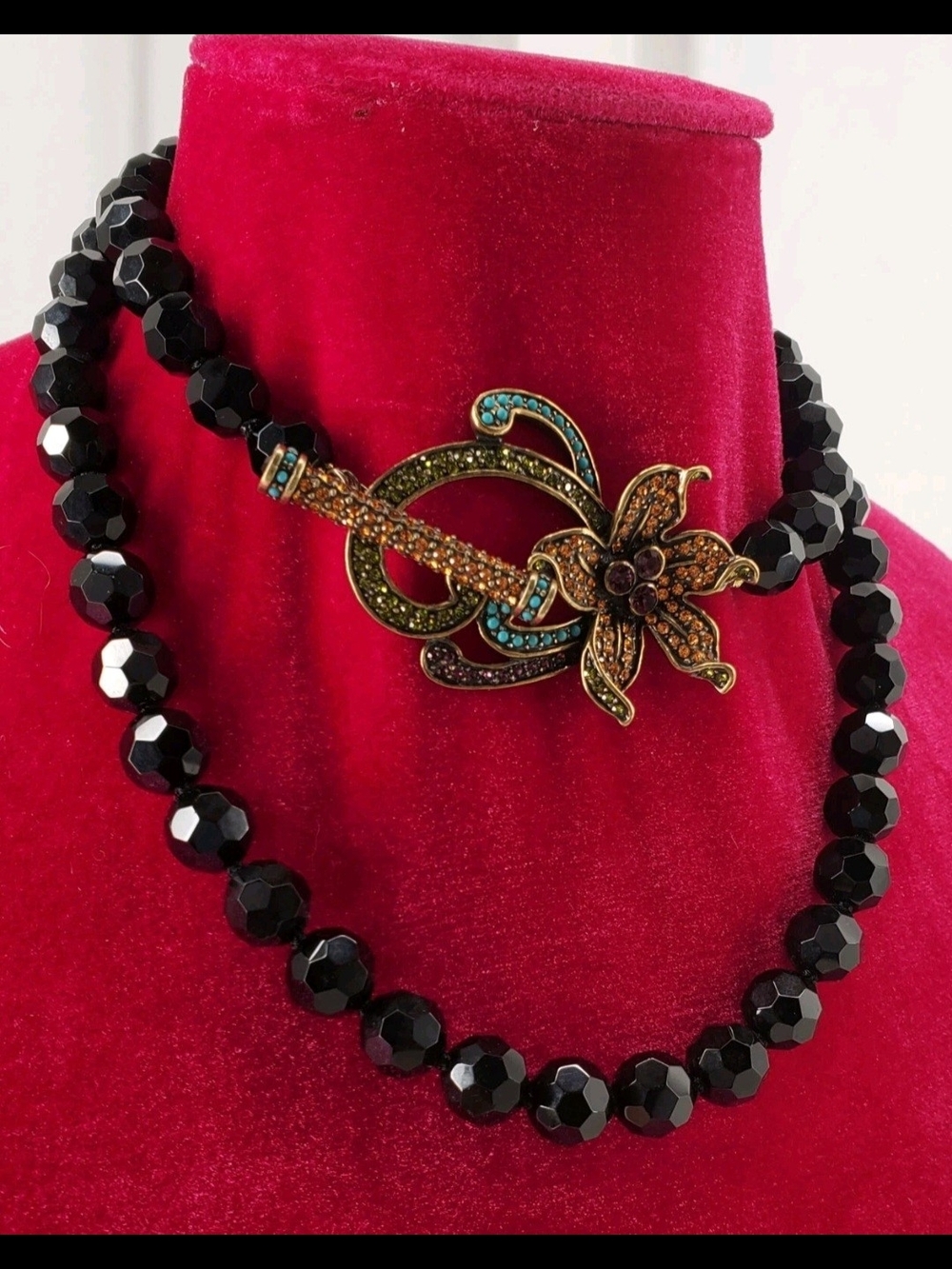 Heidi Daus Perennial Favorite Necklace with Multi Floral Crystal Accent. $139.00